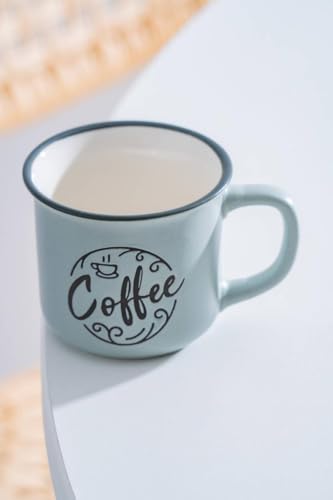 Ruby Porselen Espresso Bardağı Mavi - 115 ml