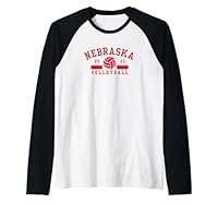 Nebraska Volleyball 2025 Teamspieler Raglan