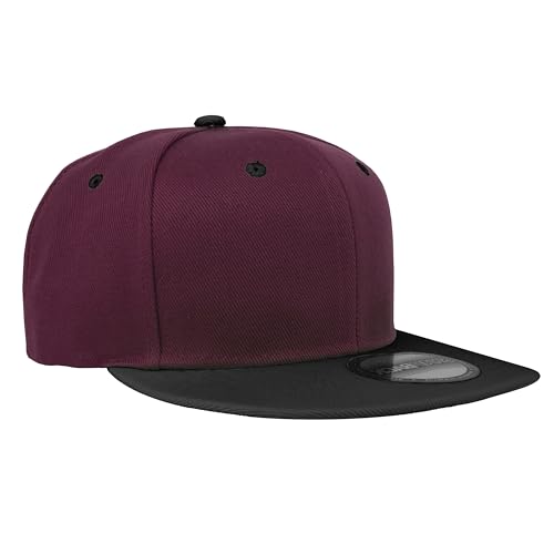 Image of Gelante Snapback Hats for Men - Flat Bill Brim Baseball Cap Hat - Plain Blank Adjustable