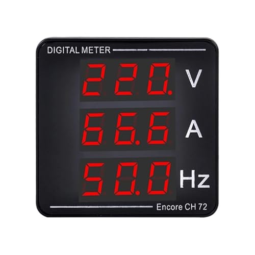 Voltmètre numérique ampèremètre AC50-500V 1-140A avec indicateur de fréquence intégré