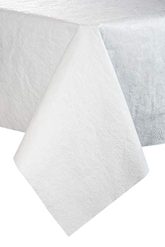 Sultan's Linens Eco-Friendly Peva Table Pad Waterproof Surface with Flannel Backing Floral