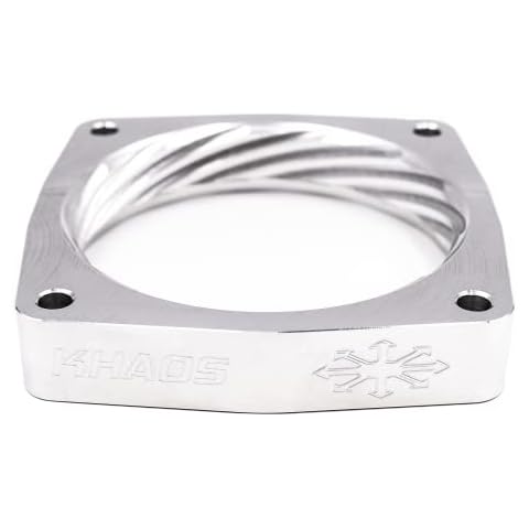 Khaos Motorsports 88mm Helix Throttle Body Spacer Compatible With Dodge Charger/Challenger / 300 / Jeep/Chrysler HEMI 5.7L 6.1L 6.4L Cover
