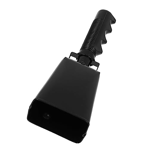 BESTonZON Metal Cowbell Handle Sports Game Cheerbell Musical Instrument Accessory