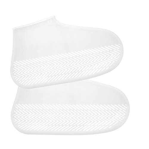 DODOING Silikon Überschuhe, Schuhe Abdeckung, Regenüberschuhe Wiederverwendbare wasserdichte Überschuhe, rutschfeste, Robuste Schuhschoner Für Regen, Schnee, Matsch und Wüstenstrand