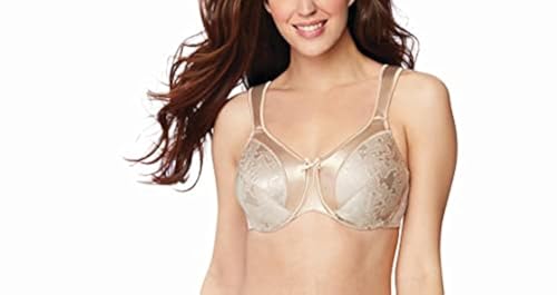 Bali Women's Bali Women's Satin Tracings Minimizer Underwire Bra Minimizer Bra