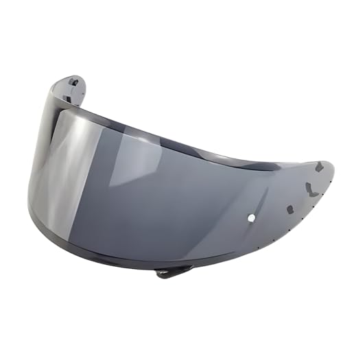 Guajiro - Visera Compatible con SHOEI CWR | NXR - RYD - X-SPIRIT III - Z7 - Rf1200 - X14 | Pantalla Casco Moto con soporte Pinlock Antivaho y sistema Tear-off | Policarbonato Reforzado (Negro)