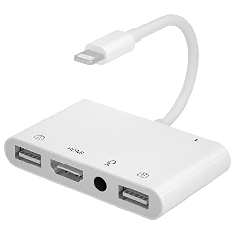 Adaptador HDMI para iPhone para Transmisión en Vivo Cover