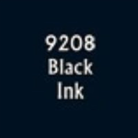 Reaper Miniatures 9208 Master Series Paint, Black Ink