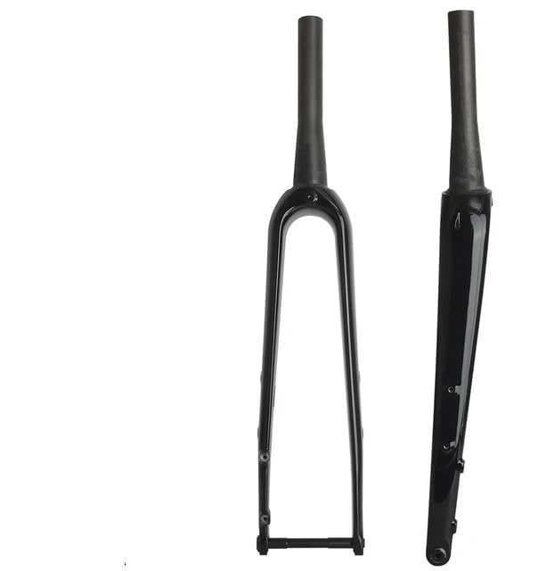 Fourche rigide carbone 700C noire haute performance pour cadre de vélo de route