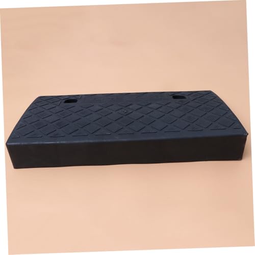 Rampa para vehículo de plástico NUOBESTY 50x27x9cm Negra umbral para coches para uso en entrada y acera miniatura 5