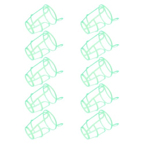 NIYANGLE Lot de 10 Supports de Perfusion en Plastique 100 Ml Filet de Protection Suspendu pour Flacons de Solution Saline Couvercle Ventilé Usage Hospitalier Ambulatoire