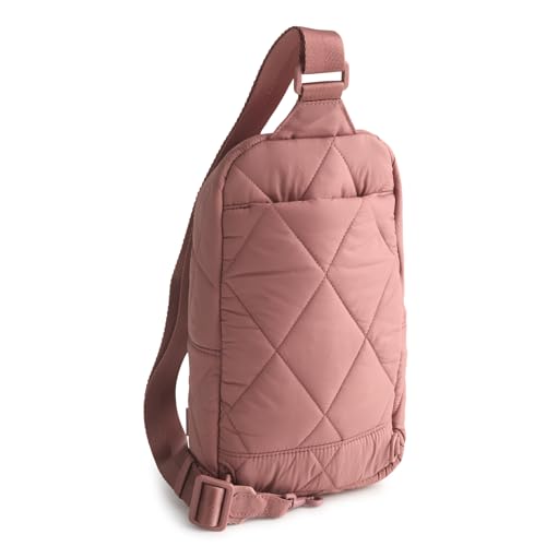 Image of Vera Bradley Women's Featherweight Lorman Sling Backpack, Withered Rose, One Size