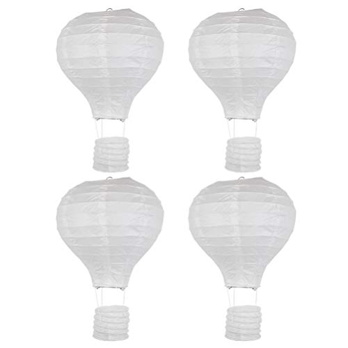 Lanterne chinoise papier blanche lampion suspendu décoration fête anniversaire