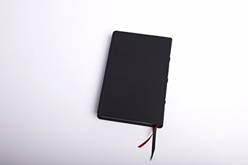 CSB Ultrathin Reference Bible, Black Premium Leather