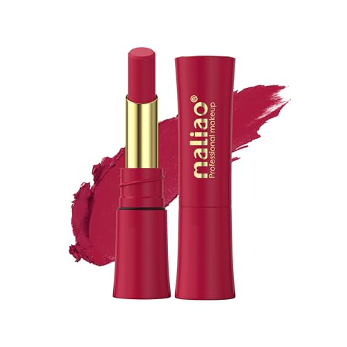 Image of Maliao Matte Lipstick - Non-Transfer, Long-Lasting, High-Pigment, 3.5g (Shade 01, Medium)
