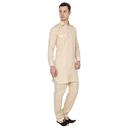 Image of Royal Kurta Men's Cotton Pathani Suit