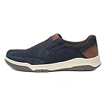 Hush Puppies Men's Fletcher Sneaker, Navy Tan, 10 UK