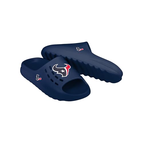 Image of FOCO Men's NFL Team Big Logo Molded Chunky Slide Sandals | Casual Sandals