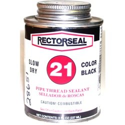 Rectorseal Rectorseal 21 Blackjack Pipe Thread Sealant; 1/2 Pint Can (RS21)