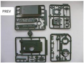 Plastic model T-80 Soviet light tank with gun VT-43 WWII 1/72 UM 393