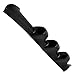 GlowShift Black Triple Pillar Gauge Pod for 1994-2002 Ford Mustang SVT Cobra Hardtop - ABS Plastic - Mounts (3) 2-1/16" (52mm) Gauges to Vehicle's A-Pillar