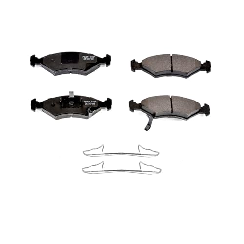 Image of PowerStop Front Brake Pads for Kia Sephia 1994-00 | Kia Spectra 2000 - Z17 Ceramic Brake Pads with Installation Hardware, 17-649