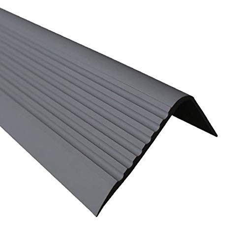 Proper Tools Stair Anti Slip Nosing Rubber Angle Step Edge RGPD - 900mm - Dark Gray