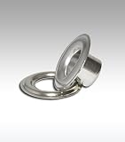 Micron Marine Grade 304 Stainless Steel #2 (3/8') Self Piercing Grommet & Washers, Reliable, Durable...