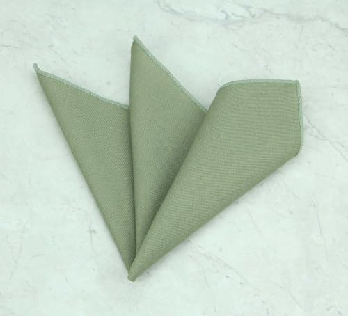 Image of Mens Solid Linen Ties - Slim Pattern Necktie for Men Wedding Groomsmen