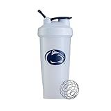 BlenderBottle Classic NCAA Collegiate Shaker Bottle, Penn State University - White/Blue, 28-Ounce