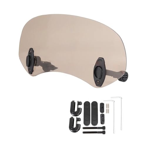 Extension de pare-brise moto universelle réglable pour dévier le flux d'air