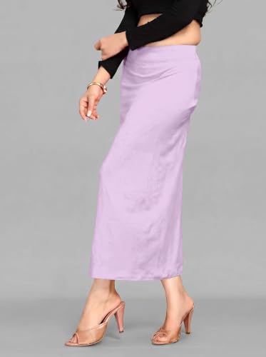 Image of ALYNE Blended Saree Shapewear Petticoat for Women, Women's Blended FullElastic with Drawstring Saree Shapewear, Skirts for Women,Shape Wear Dress for Saree