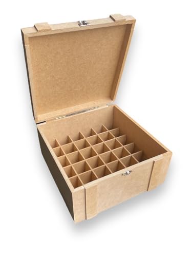 Caixa Para Óleos Essenciais e esmaltes para 36 unidades Tampa com Detalhes organizador manicure