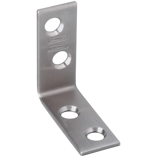 Équerre d'angle Ss1-1/2x5/8 acier d'assemblage fixation bois - 4