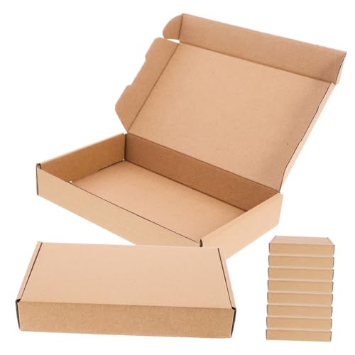 Sewroro 20 piezas Pack de Cajas Corrugadas Plegables de Cartón para Envíos y Embalaje Pequeñas Protección Alta Resistencia