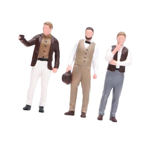 Miniaturas figuras 1/64 para diorama modelo humano miniatura 6