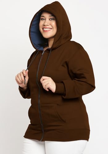 Image of Wear Your Opinion Women's Plus Size Fleece Zipper Hoodie Jacket