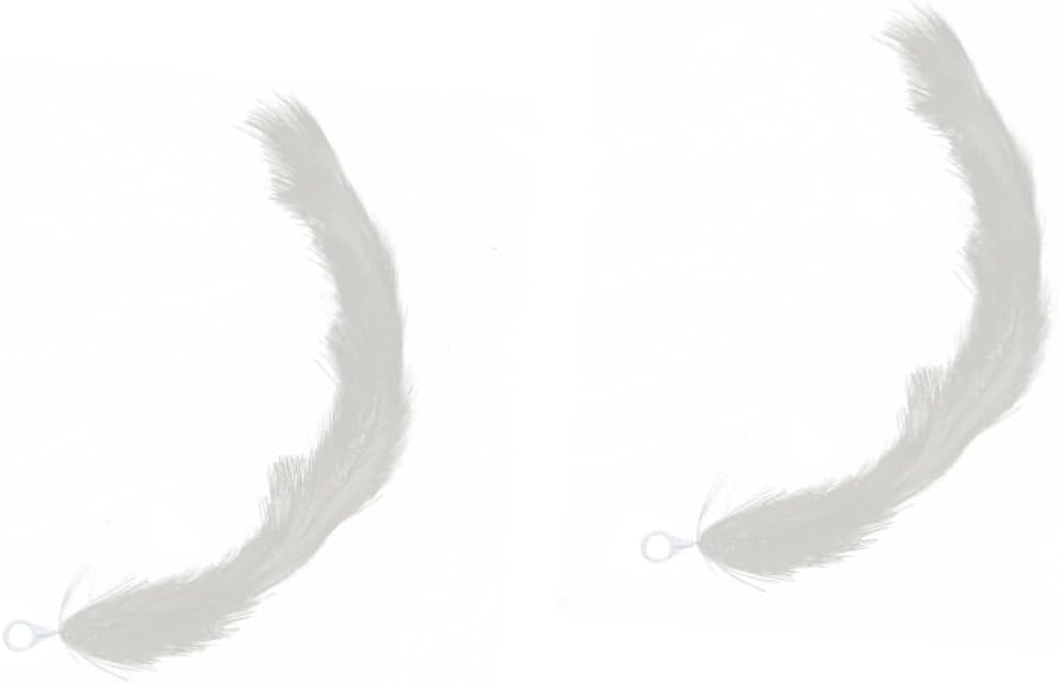 FRCOLOR 2pcs Egg Hatching Brush Fish Spawn Mop Fish Incubator Spawning ing Mop Aquarium Rope Brush Roe Grass Tank White