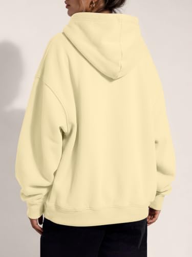 Image of Trendy Queen Women Oversized Hoodies Fall Outfits | Gentle Skin Feel, Aesthetic Drop Shoulder, Large Kangaroo Pocket, Seamless Daily Outfit Match