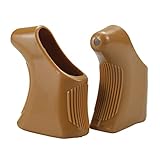 GWNOWZZET Road Bike Brake Lever Hoods Bike Shifter Lever Cover Brown rubber Bike Accessory for Campagnolo Nuovo/Super Record 1 Pair