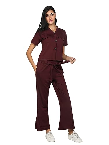 Image of CHKOKKO Women Jogging Suit Casual Summer Track Suit Co-Ord Set