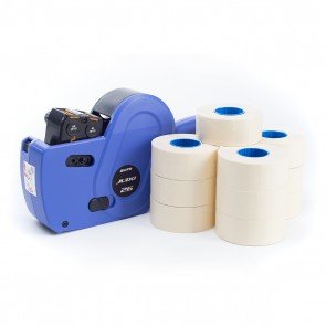 Sato Judo 26 Starter Pack. 10/8 digit two line gun + 12k white permanent labels (26x16mm)