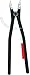 KNIPEX Tools - Large Circlip Pliers, External, Straight, 9 59/64"-16" Shaft Dia. (4610A6)