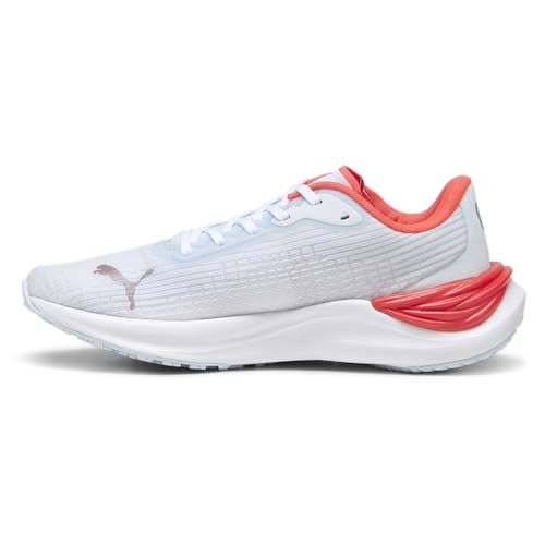 PUMA Womens Electrify Nitro 3 Running Sneakers Shoes - White - Size 9 M3