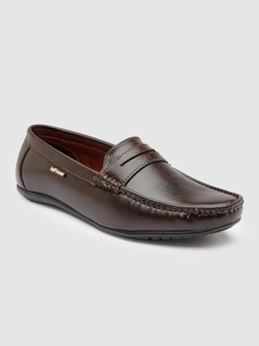 Image of Action-DRIVE-42 Lightweight Comfortable Synthetic Leather Loafers for Men
