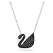 Produktbild Swarovski Iconic Swan Anhänger, Schwan, Schwarz, Rhodiniert