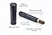 Butt Bat 2 Black Single Cigar Airtight Storage Travel Tubes Telescoping Crush-Proof Humidor Holder with Built in Hygrometer,2 Count (Pack of 1)