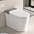 KZG Smart Bidet Toilet with Remote Control, Foot Sensor Flush, Heated Seat, LED Display, Night Light, Warm Water Wash & Dryer, Aromatherapy System, Tankless Auto Flush One-Piece Toilet, White