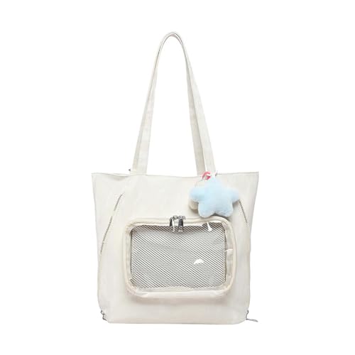 Itabag badge display bag with star pendant that can be carried on both shoulders, suitable for daily wear and fashion shows