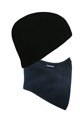 Seirus Innovation Heatwave Steeple Quick Clava Beanie Knit Hat with Pulldown Balaclava
